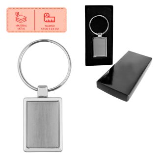 LLAVERO RECTANGULAR DE METAL