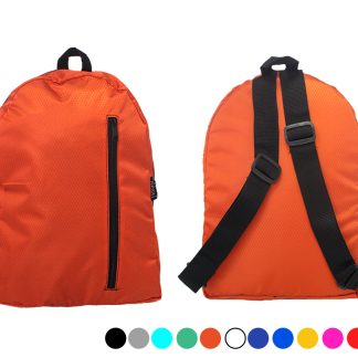 MOCHILA HONEST BÁSICA BOLSILLO VERTICAL NARANJA